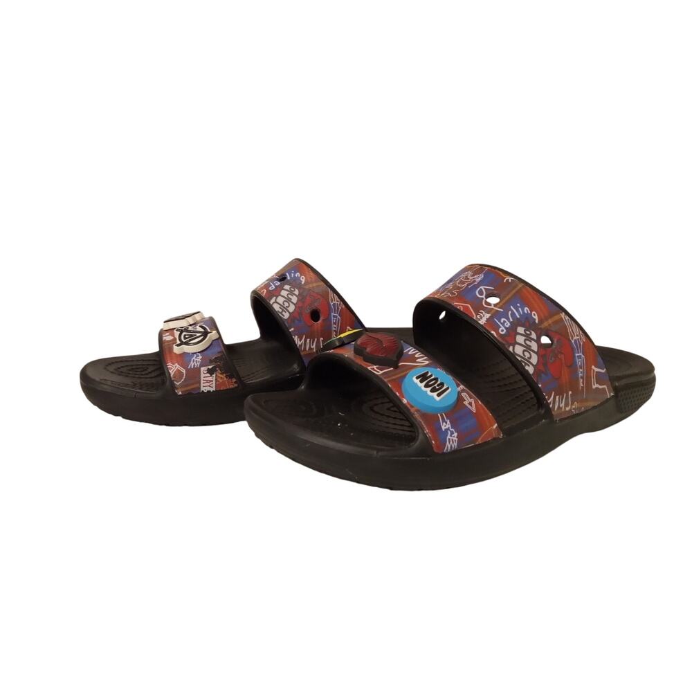 Crocs x Disney Ltd. Ed. Disney Villian Cruella DeVille Unisex Slides Slip On S 7